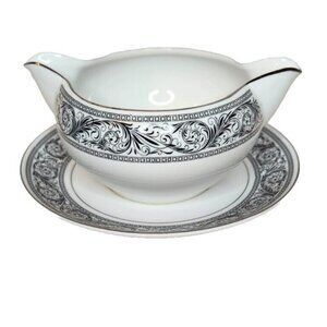 Vintage Fine China Harmony House Valencia Gravy Boat Made in Japan mid century?